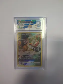 Galarian Zapdos SWSH283 SWSH Black Star Promo Pokemon TCG Card Ace Graded 10 - Image 1