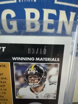 2024 Panini Encore Winning Materials T.J. Watt #Wm-Twt Gold /10 (MEM) - Image 3