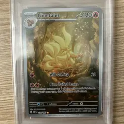 2023 Pokemon Obsidian Flames Ninetales Illustration Rare 199/197 PSA 10 GEM MINT - Image 2