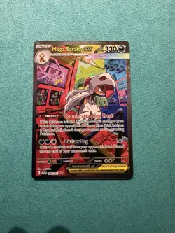 Pokemon TCG - Mega Scrafty EX - 285/217 - Ascended Heroes - SIR - NM(Pack Fresh) - Image 1