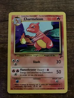 Charmeleon 35/130 Uncommon Base Set 2 Pokemon - Image 2