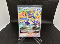 Pokemon TCG Zacian VSTAR Crown Zenith 096/159 Holo Ultra Rare Near Mint - Image 1