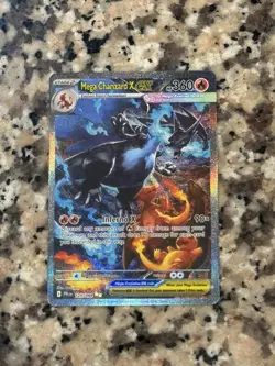 2025 Pokemon PFL Mega Charizard X ex Special Illustration Rare #125/094 - Image 1