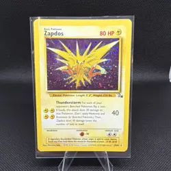 Pokemon TCG Zapdos Fossil 15/62 Holo Rare 80 HP 1999 Wizards of the Coast - Image 1