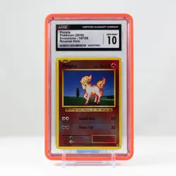 Pokemon Ponyta Reverse Holo 19/108 XY Evolutions - CGC 10 Gem Mint - Image 1