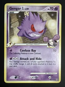 Gengar Lv. 65 40/111 Platinum Rising Rivals Uncommon 2009 Pokemon TCG LP/NM - Image 1