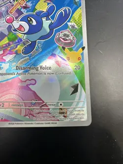 Popplio 045 Promo First Partner Illustration Rare 30th Anniversary Pokemon- NM - Image 5