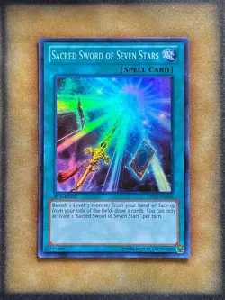Yugioh Sacred Sword of Seven Stars LTGY-EN066 Super Rare 1st Ed LP - Image 1
