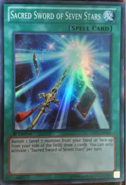 Yugioh! LP Sacred Sword of Seven Stars - LTGY-EN066 - Super Rare - Unlimited Edi - Image 1