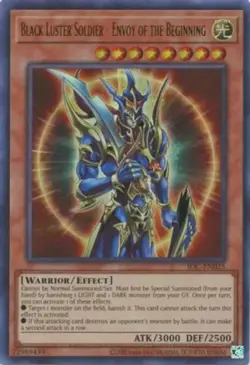 Yugioh! LP Black Luster Soldier - Envoy of the Beginning - IOC-EN025 - Ultra Rar - Image 1