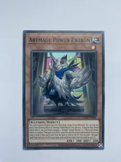 YuGiOh Artmage Power Patron OP30-EN006 super rare nm in hand - Image 1