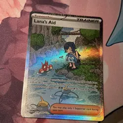 Pokemon Lana's Aid Twilight Masquerade Holo Card 219/167 Lp - Image 2