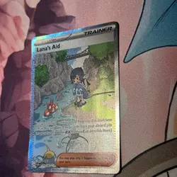 Pokemon Lana's Aid Twilight Masquerade Holo Card 219/167 Lp - Image 3