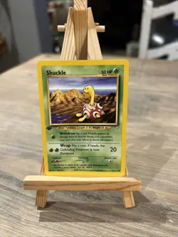 Pokemon TCG Shuckle Neo Genesis 1st Edition Common Card 72/111 NM Condition - Image 1