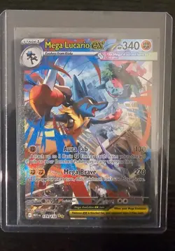 Mega Lucario EX 179/132 Mega Evolution SIR Pokemon Card English NM - Image 1