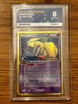 Pokemon TCG Ninetales Reverse Holo 8/101 Dragon Frontiers Delta Species ACE 8 - Image 2