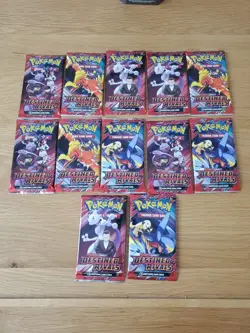 x12 Pokemon TCG Destined Rivals Booster Packs *SEALED* - Image 1