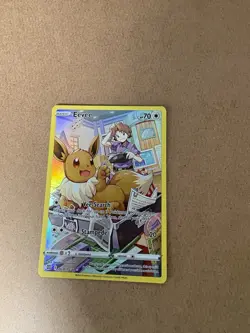 Pokemon Eevee TCG Full Art Rare Trainer Gallery Card TG11/TG30 - Image 1