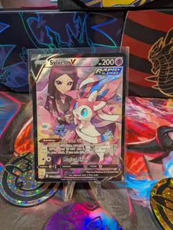 Sylveon V TG14/TG30 Swsh09: Brilliant Stars Trainer Gallery Holo - Image 1