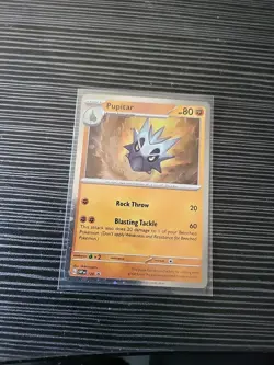 Pokemon Pupitar TCG SVP English 120 Promo Black Star Promo 2024 - Image 1