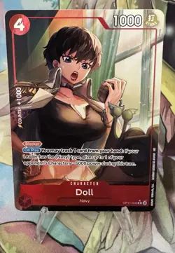 One Piece Doll OP11-008 Alt Art Rare NM - Image 1