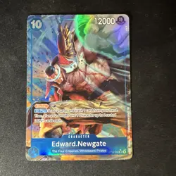 Edward Newgate (Alt Art) OP13-042 SR Carrying on His Will - ONE PIECE ENGLISH - Image 1