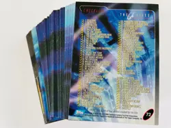 The X-Files FIGHT THE FUTURE (1998) NM/Mint 1- 72 Topps Movie Trading Cards Set - Image 2