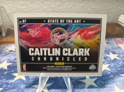 2025 Panini Caitlin Clark Chronicled Holo State of the Art #86 Indiana Fever - Image 2