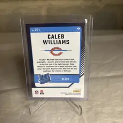 Panini Donruss Optic Rated Rookie Prizm Caleb Williams Chicago Bears 2024 - Image 2