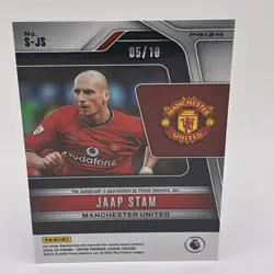 2024-25 Prizm Premier League Signatures Jaap Stam Choice Gold Auto /10 #S-JS - Image 4