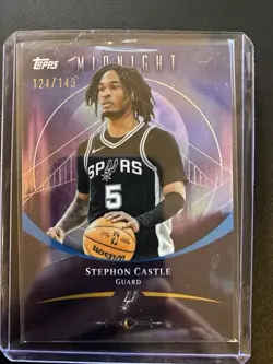 2025-26 Topps Midnight - Stephon Castle /149 #42 - Image 1