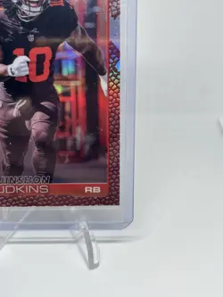 2025 Topps Chrome Leather Refractor Quinshon Judkins Rookie #325 - Browns - Image 5