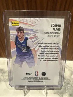 2025-26 Topps - Power Players Cooper Flagg #PP-16 (RC) - Image 2
