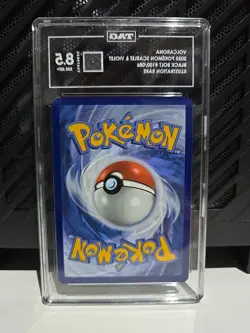 TAG 8.5 Volcarona 100/086 Illustration Rare Black Bolt Pokemon Card Graded - Image 2