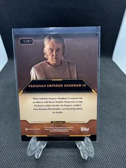 Padishah Emperor Shaddam IV 2025 Topps Chrome Dune Spice Superfractor 1/1 - Image 2