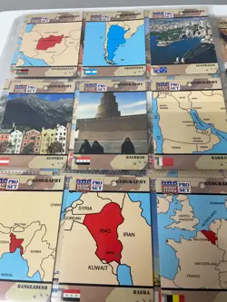 Desert Storm 1991 Pro Set Trading Cards Complete Set 1-250 Saddam Hussein Bush - Image 1