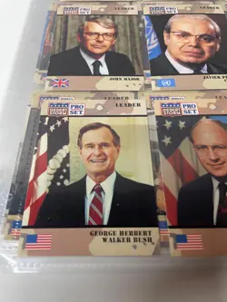 Desert Storm 1991 Pro Set Trading Cards Complete Set 1-250 Saddam Hussein Bush - Image 5