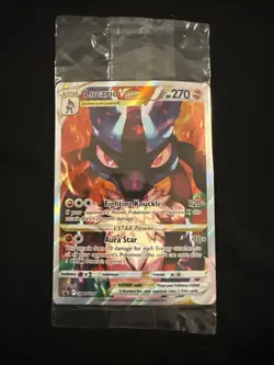 Lucario SWSH291 Full Art Black Star Promo Card Crown Zenith ETB Promo - Image 1