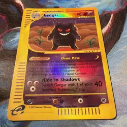 Pokemon TCG Gengar Reverse Holo Card 48/165 Expedition Base Set HP 2002 - Image 2