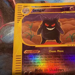 Pokemon TCG Gengar Reverse Holo Card 48/165 Expedition Base Set HP 2002 - Image 3