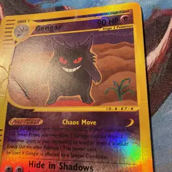 Pokemon TCG Gengar Reverse Holo Card 48/165 Expedition Base Set HP 2002 - Image 4