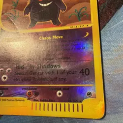 Pokemon TCG Gengar Reverse Holo Card 48/165 Expedition Base Set HP 2002 - Image 5