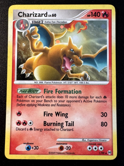 Charizard 1/99 Platinum Arceus Pokemon Card Cosmos Holo Foil Rare LP - Image 1