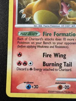 Charizard 1/99 Platinum Arceus Pokemon Card Cosmos Holo Foil Rare LP - Image 5