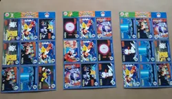 POKEMON 1ST MOVIE CARDS 1999 BURGER KING #14, 16 & 20 MASTER TRAINER UNCUT SHEET - Image 5