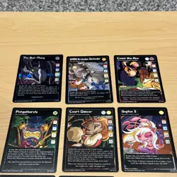 VTG Neopets TCG Card Lot 12 Cards ALL VILLAINS RARE LP-MP (1) HOLO 2003-2005 - Image 3
