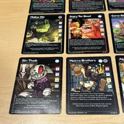 VTG Neopets TCG Card Lot 12 Cards ALL VILLAINS RARE LP-MP (1) HOLO 2003-2005 - Image 4