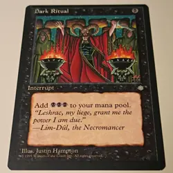 Magic: The Gathering Vintage Black Lot - Dark Ritual, Pestilence, 15 Cards - Image 5