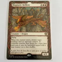 MTG - Magmatic Hellkite(Showcase) - 0301 Tarkir Dragonstorm Rare NM - Image 1