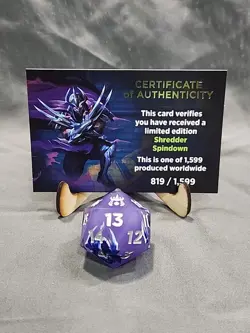 Ninja Turtles Shredder Spindown Legendary Limited Edition - TMNT MTG /1599 - Image 1